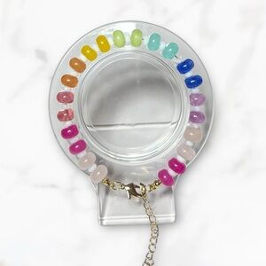 Multi-Color Jade with Opalite Bracelet